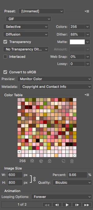 How to get rid of moire on an animated gif | Community