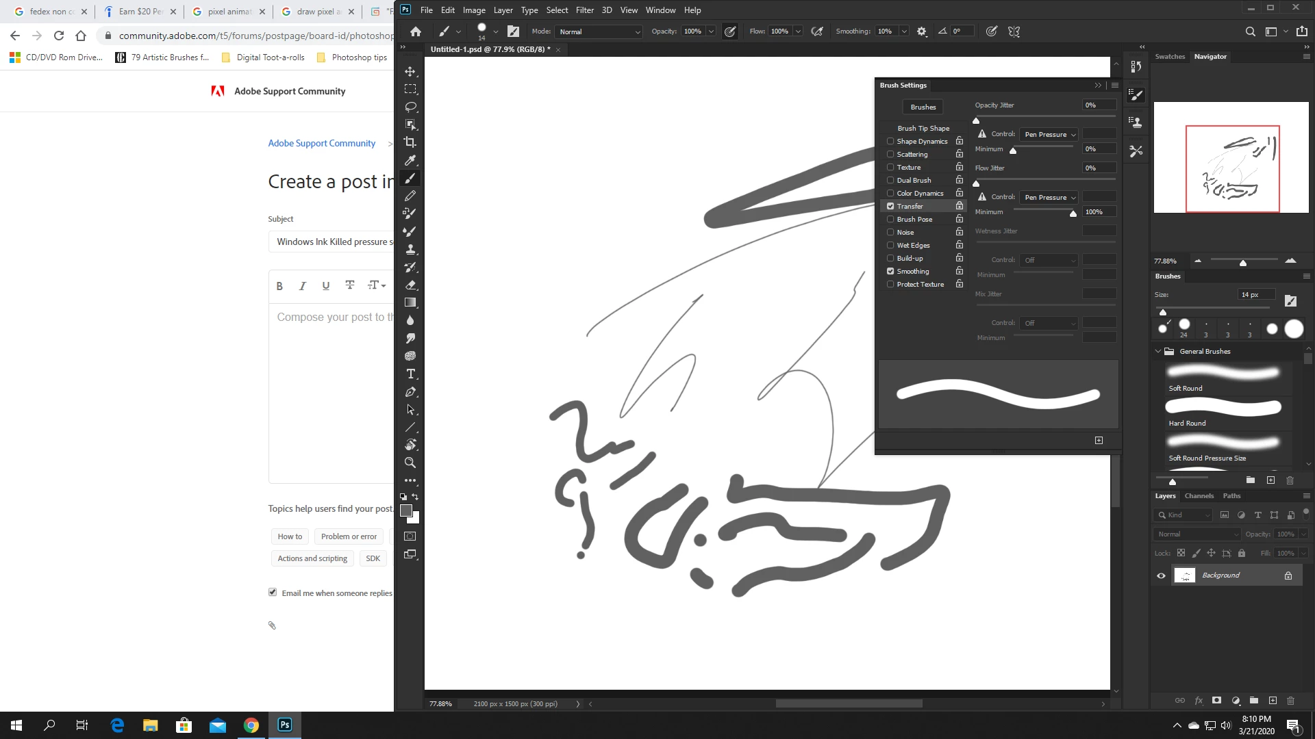 Windows Ink Killed pressure sensitivity :( | Community