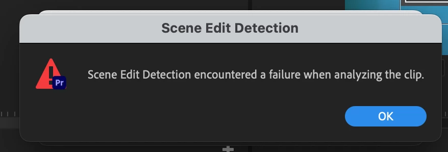 Scenepd Error Code Scene Edit Detection Failure | Community
