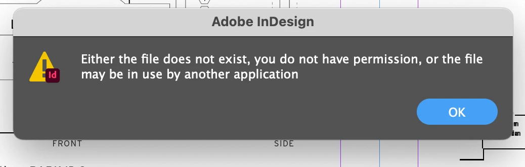 Either the file does not exist, you do not have permission, or the file ...