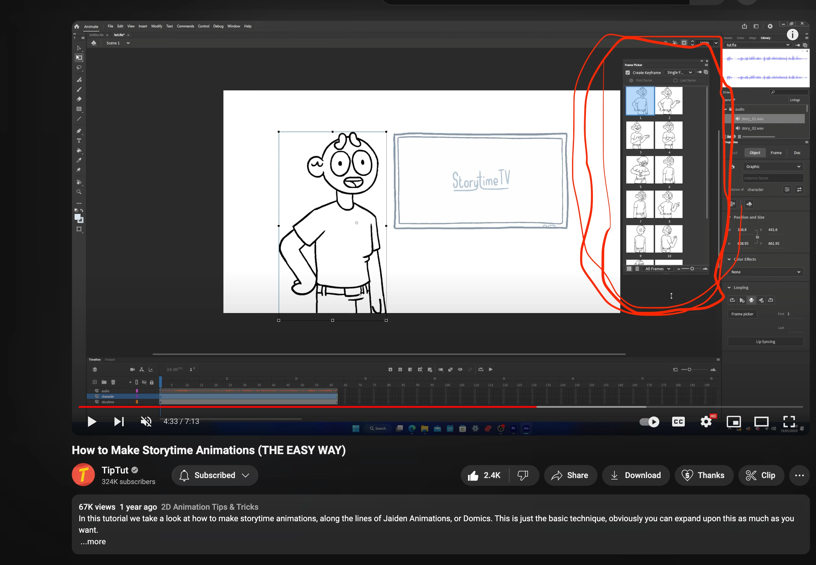 Adobe animate frame picker not letting me pick multiple frames | Community