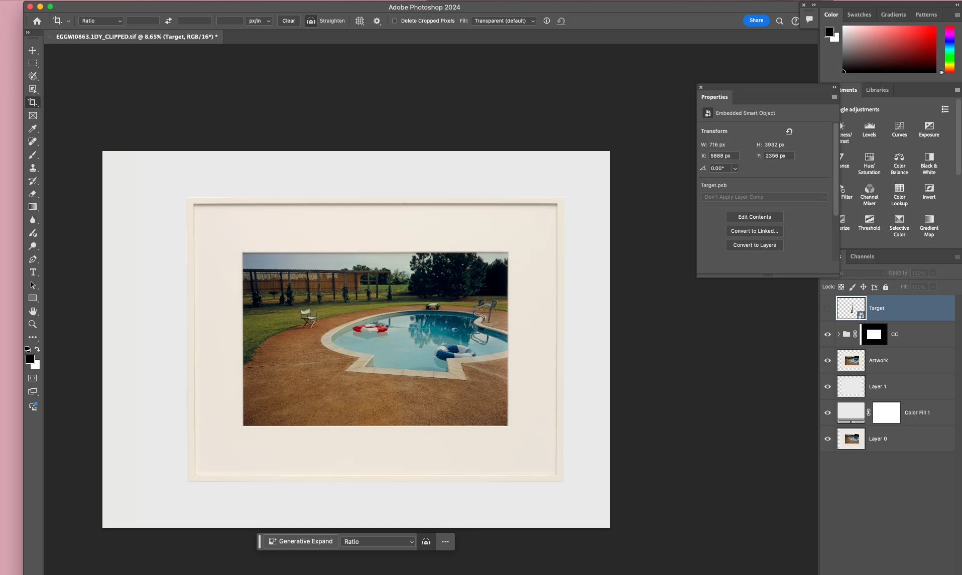 Layer Mask not expanding with cropping outward | Community