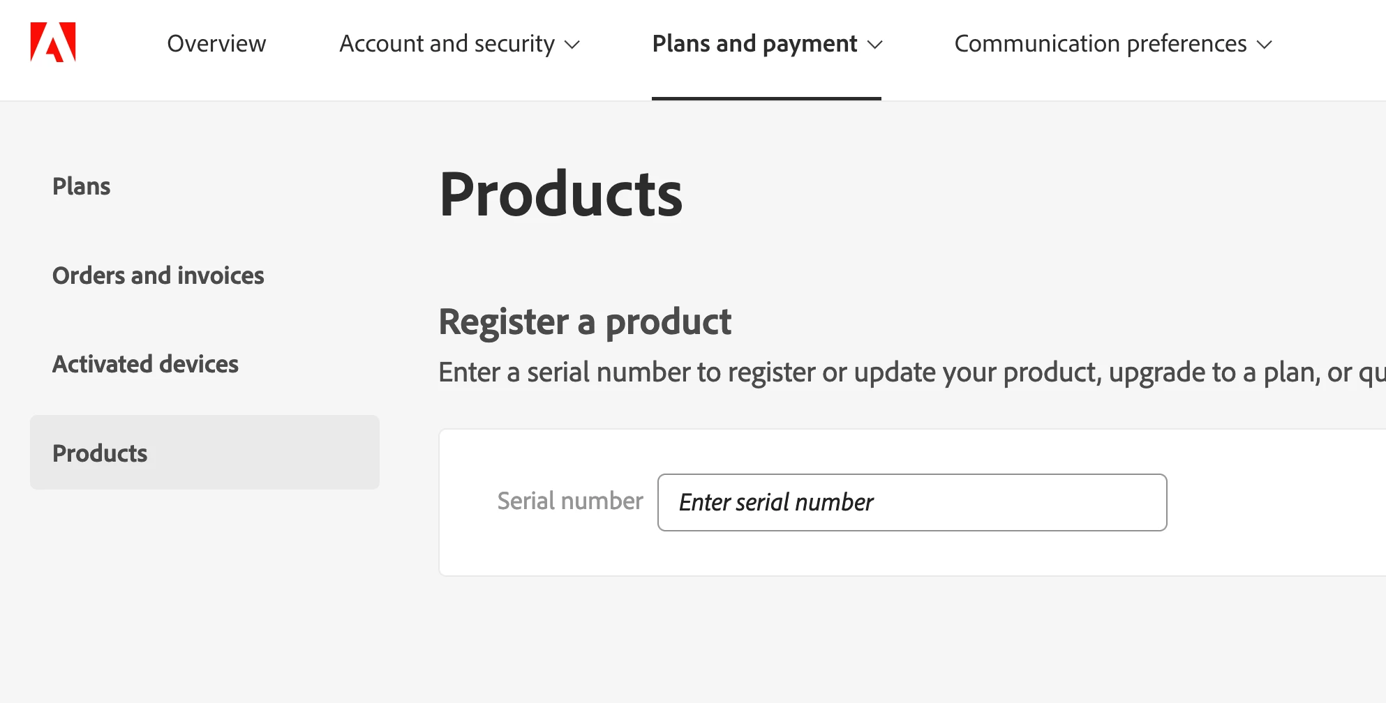 location of the registration number for Adobe Photoshop? | Community