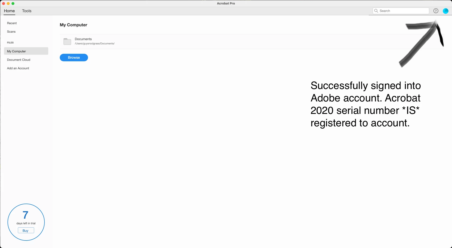 Adobe Acrobat 2020 Mac activation error | Community