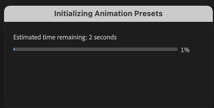 Initializing Animation Gif Initializing animation presets | Community