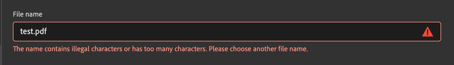 Unable to share or upload PDF to cloud | Community