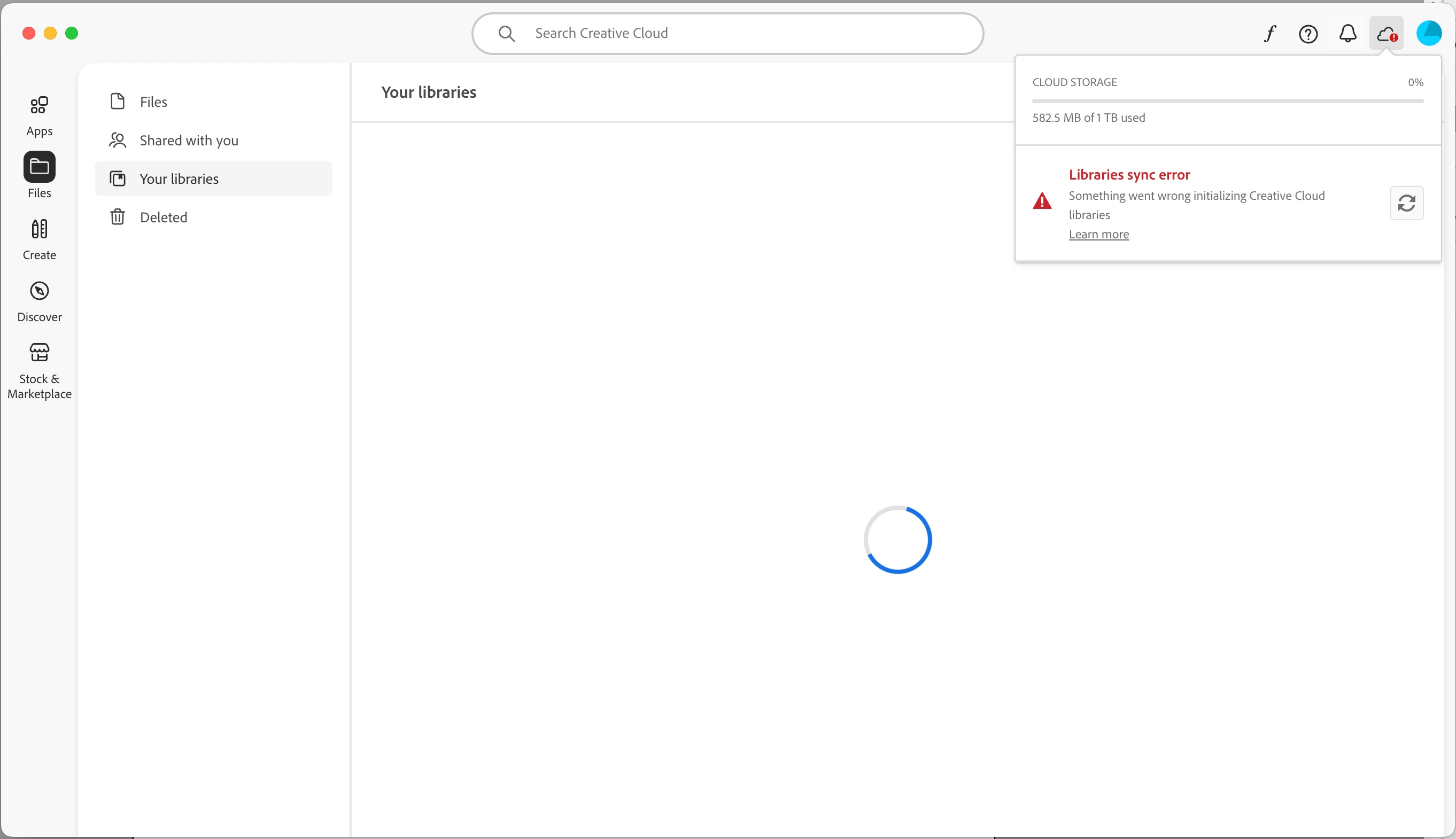 Libraries not syncing | Community