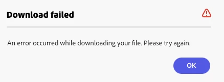 Unable to Download Video - Download Error | Community