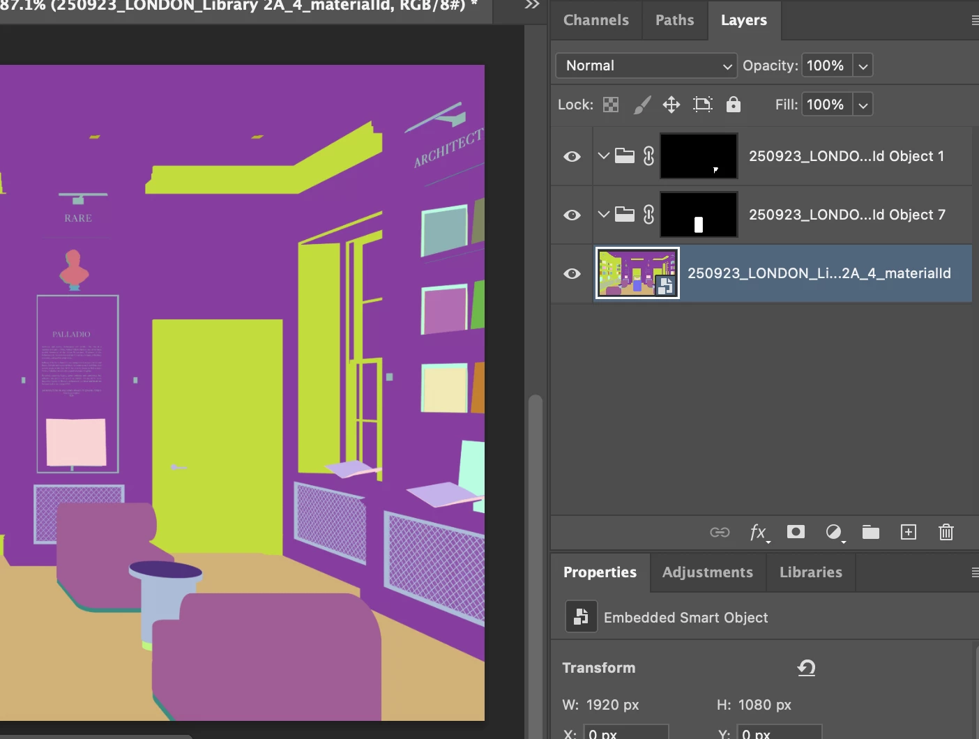 Mask All Object Mask All Objects tools for 3D rendering Material ID color channels ...