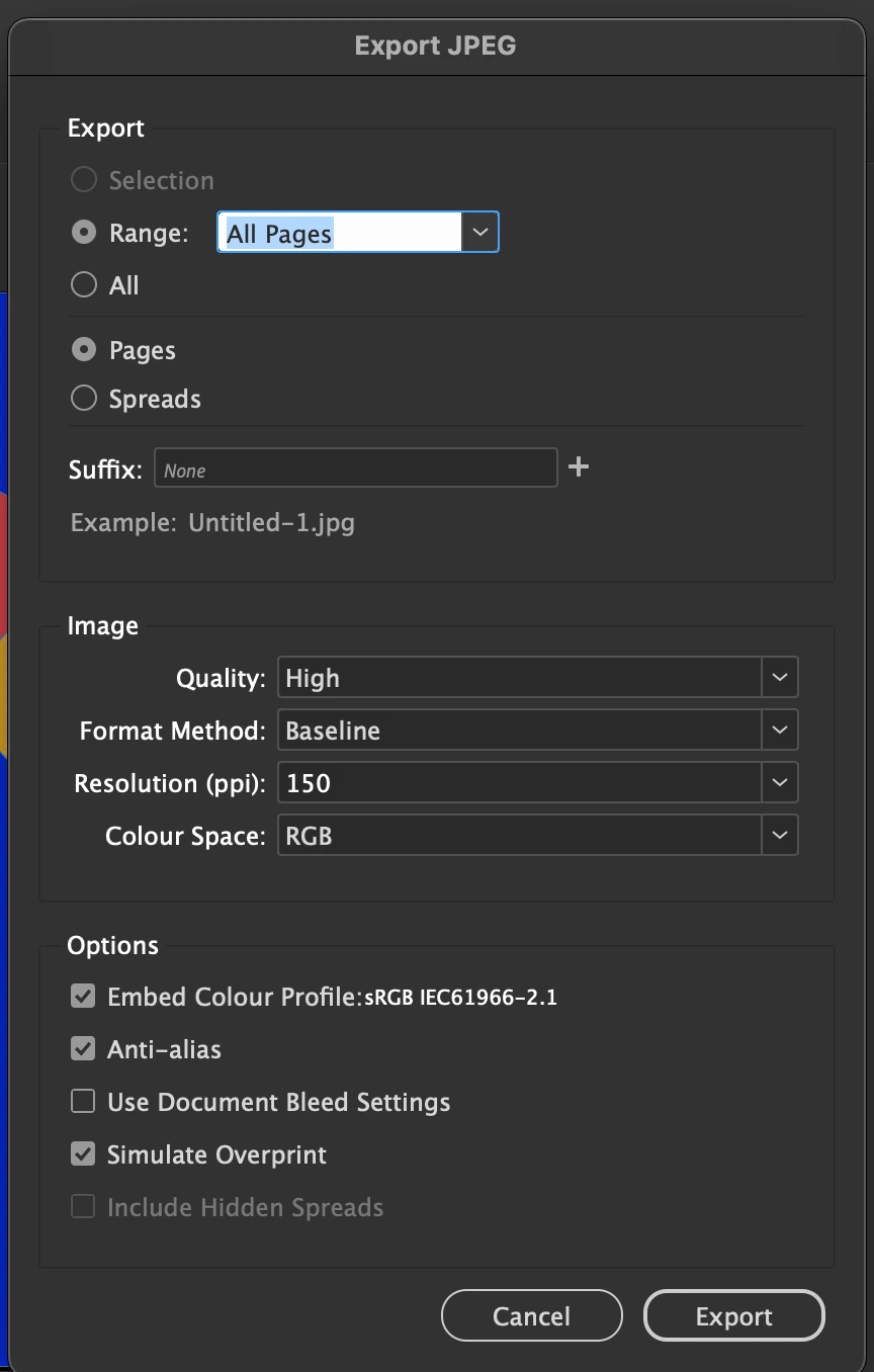 Indesign JPEG export is broken since forever :( | Community
