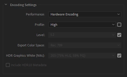 Hardware encoding produces blocky video | Community