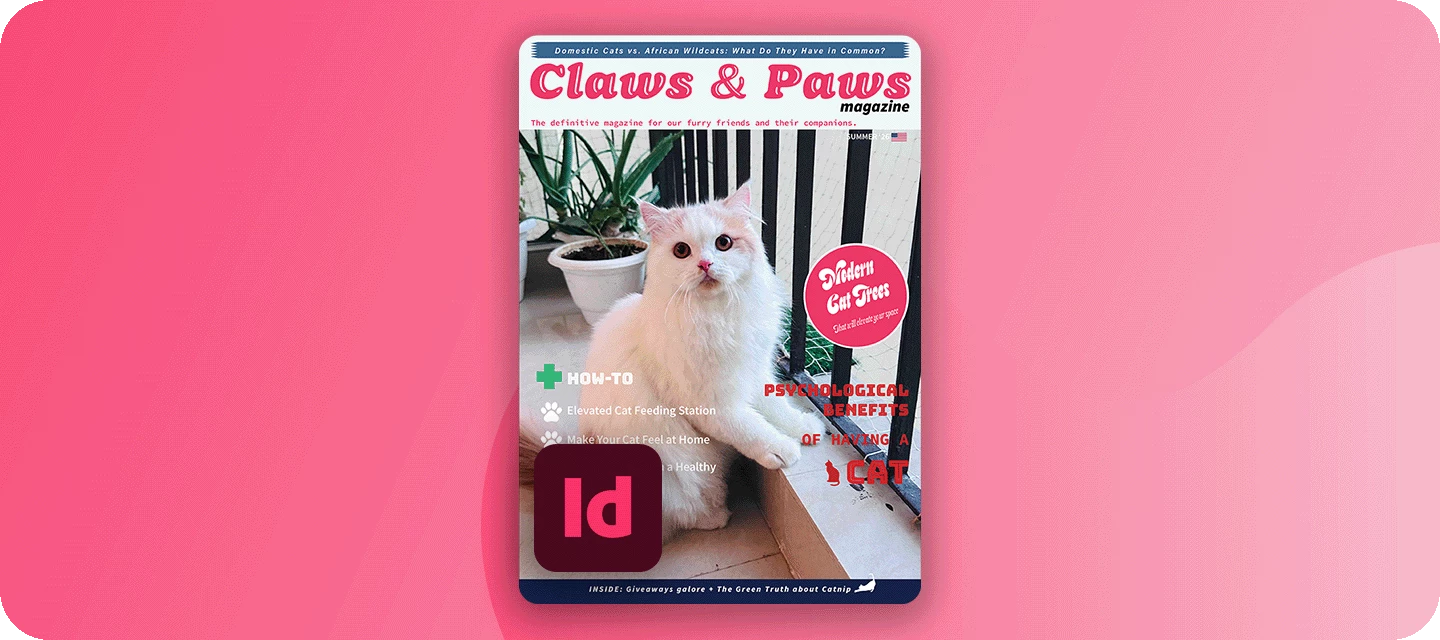 InDesign Creative Challenge #1: Design the next cover for a Magazine