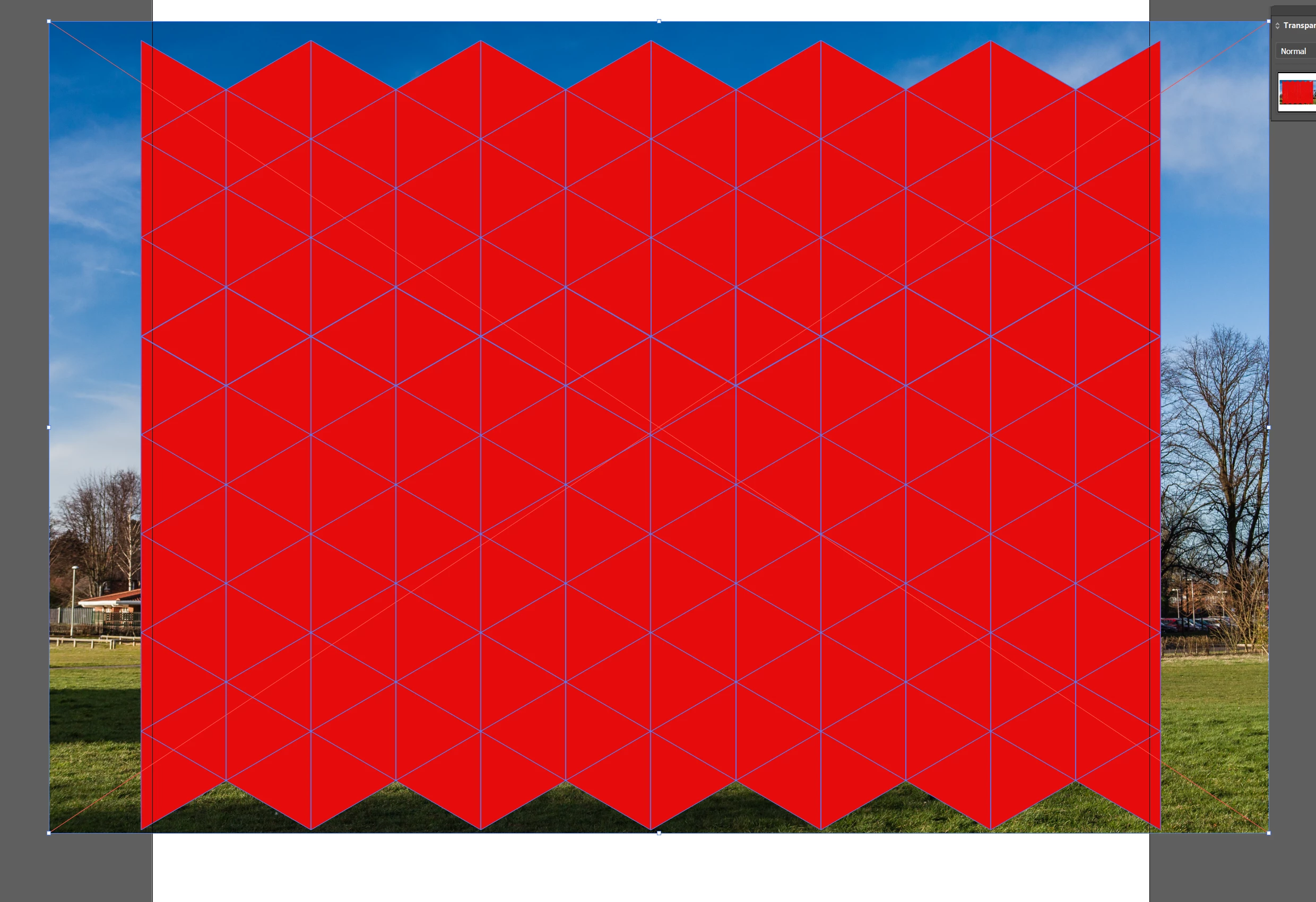 how to create a clipping mask to a complex pattern | Community