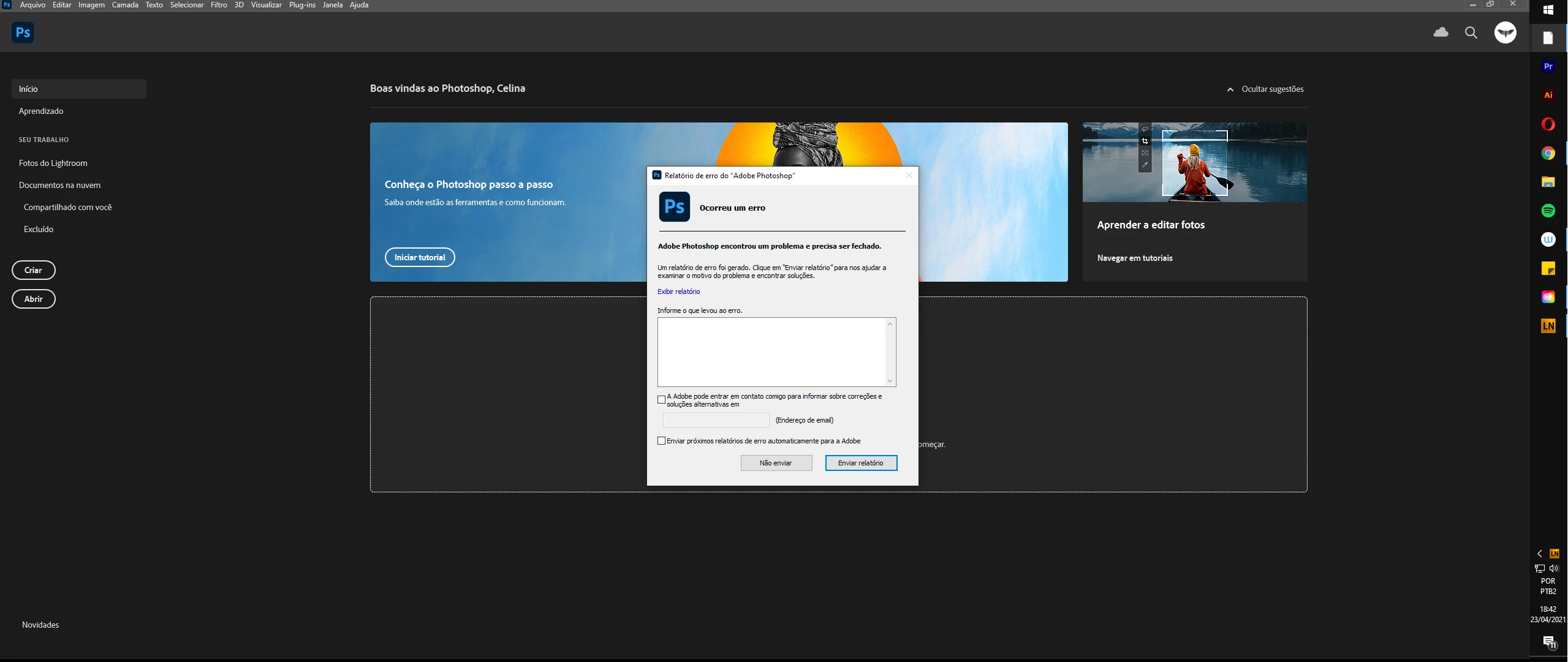 Ps Open Computer PS crashes after start | Community