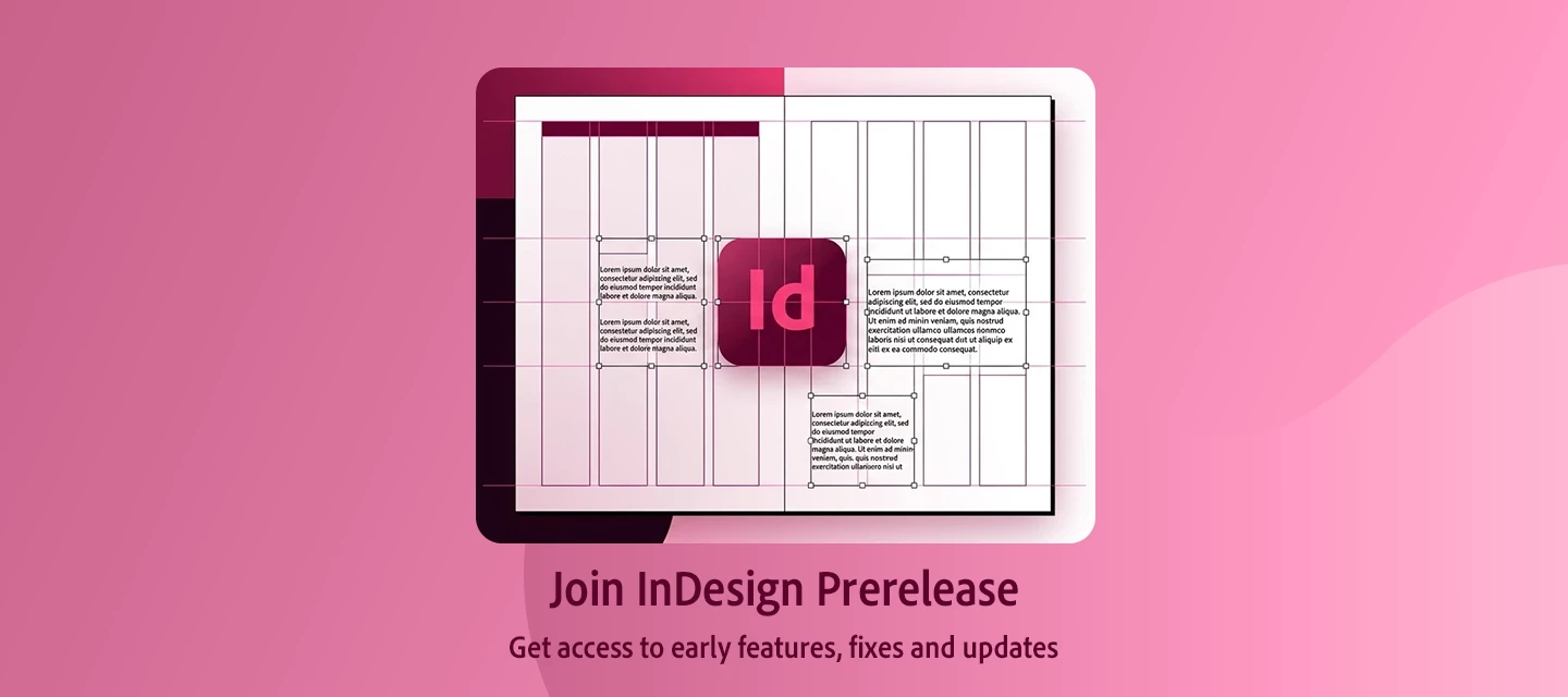Invitation to InDesign Prerelease