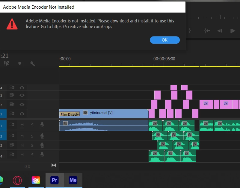 ADOBE MEDIA ENCODER IS NOT INSTALLED ,BUT IT IS (with latest updates ...