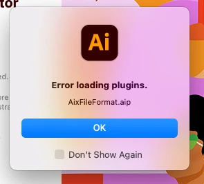 Error loading plugins on Illustrator 2020 (after recompiled with ...