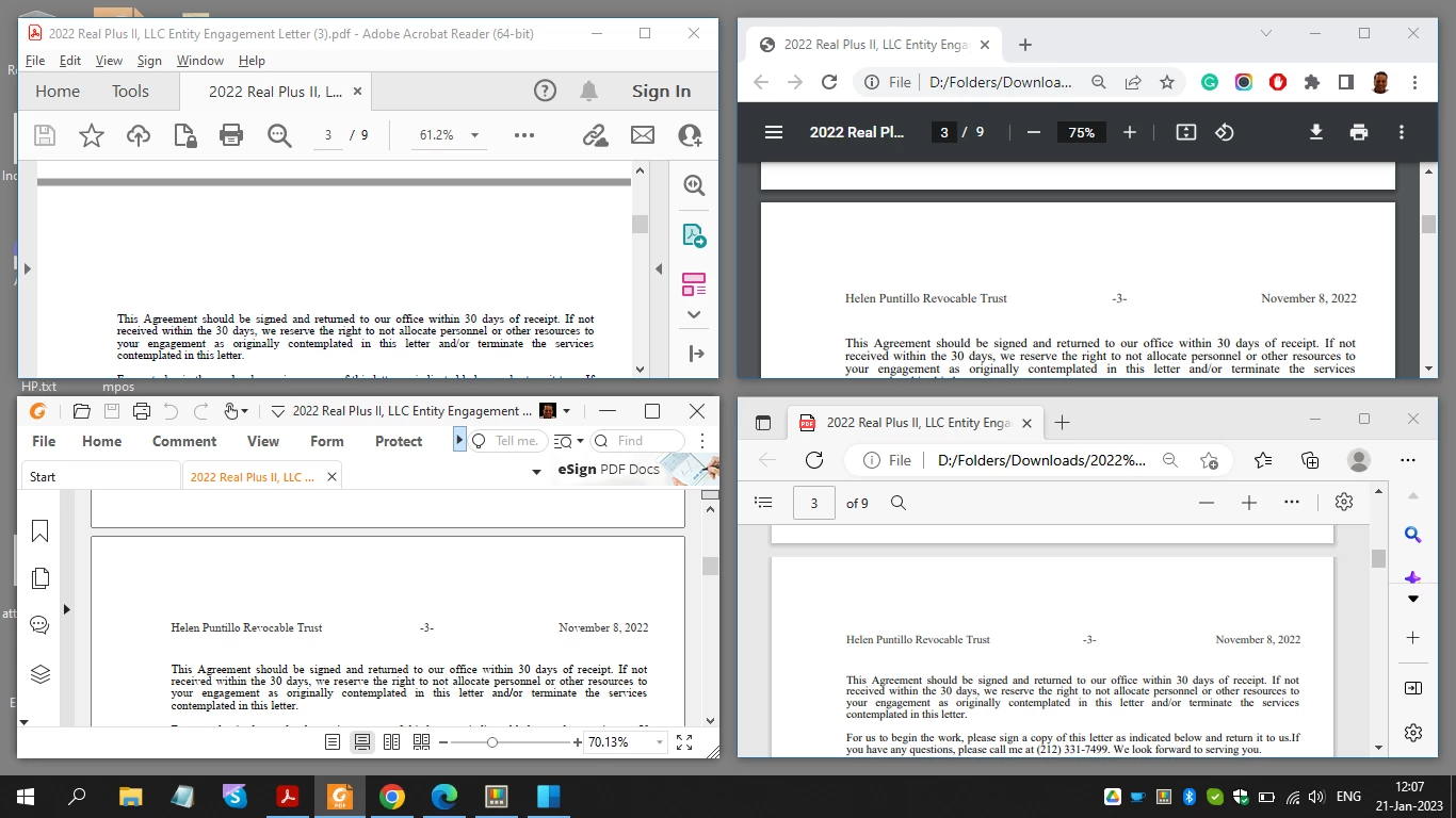 Some text in a PDF is not visible in Adobe Acrobat while it is visible ...