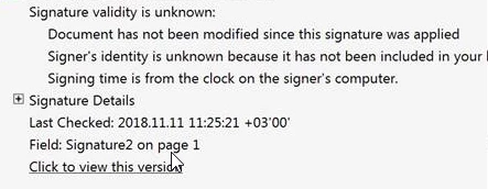 "At least one signature has a problems" | Community