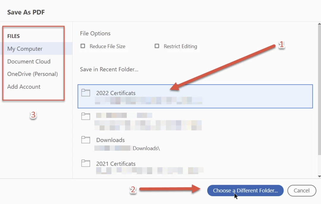 How to Stop Acrobat Pro DC from saving to Cloud? | Community