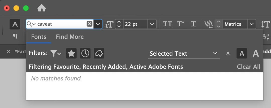 InDesign doesn't recognize installed fonts all the time | Community