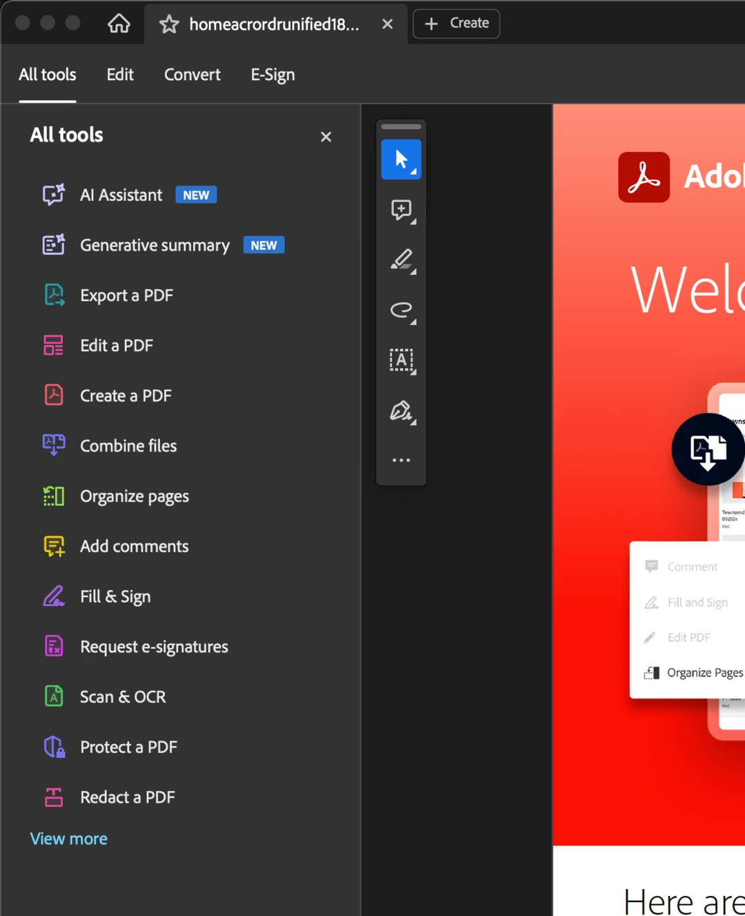No edit menu in the sidebar. | Community