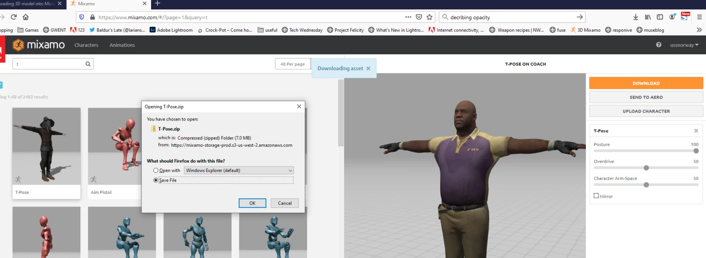 Uploading 3D model into Mixamo with textures | Community