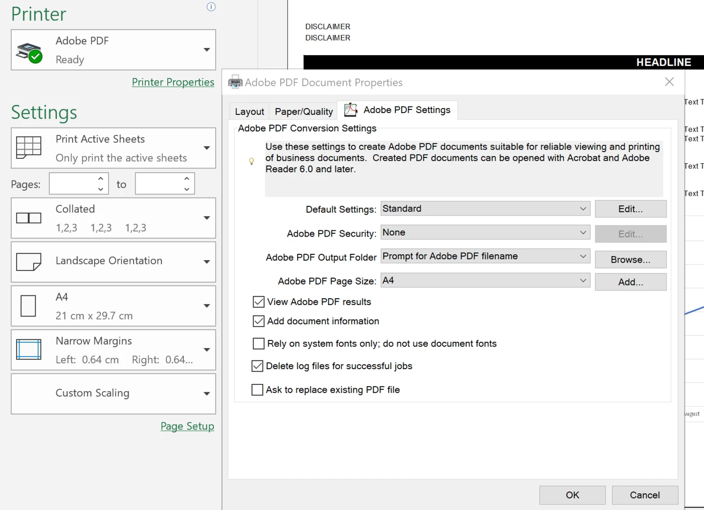 Adobe PDF Printer Windows 10 vs Windows 7 | Community