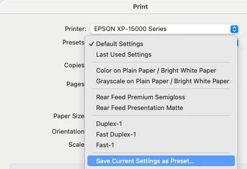 LR Classic export user preset problem | Community