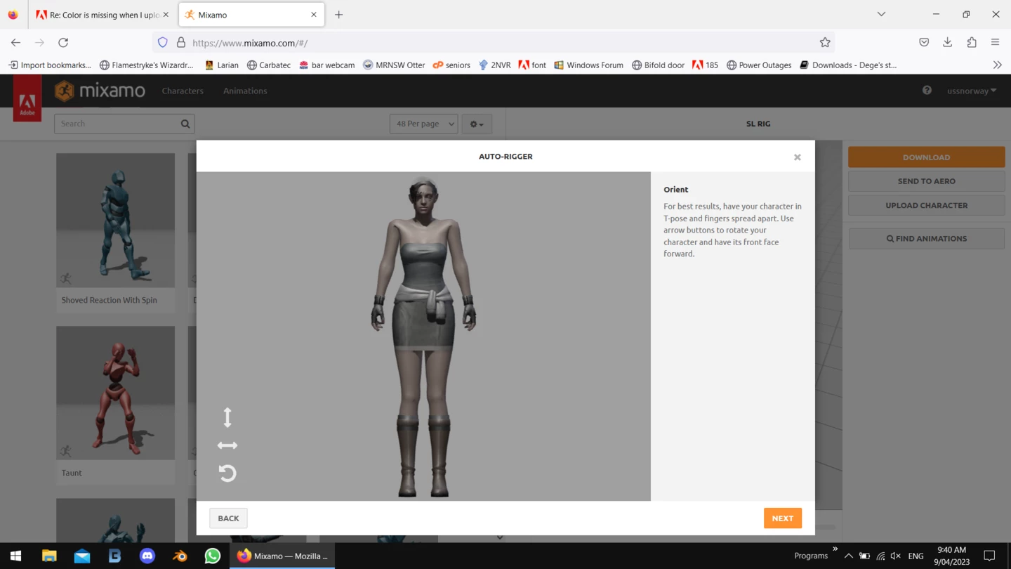 Color is missing when I upload mixamo | Community