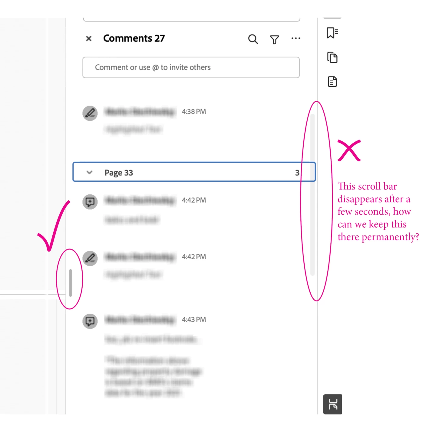 WHERE ARE THE SCROLL BARS?!! | Community