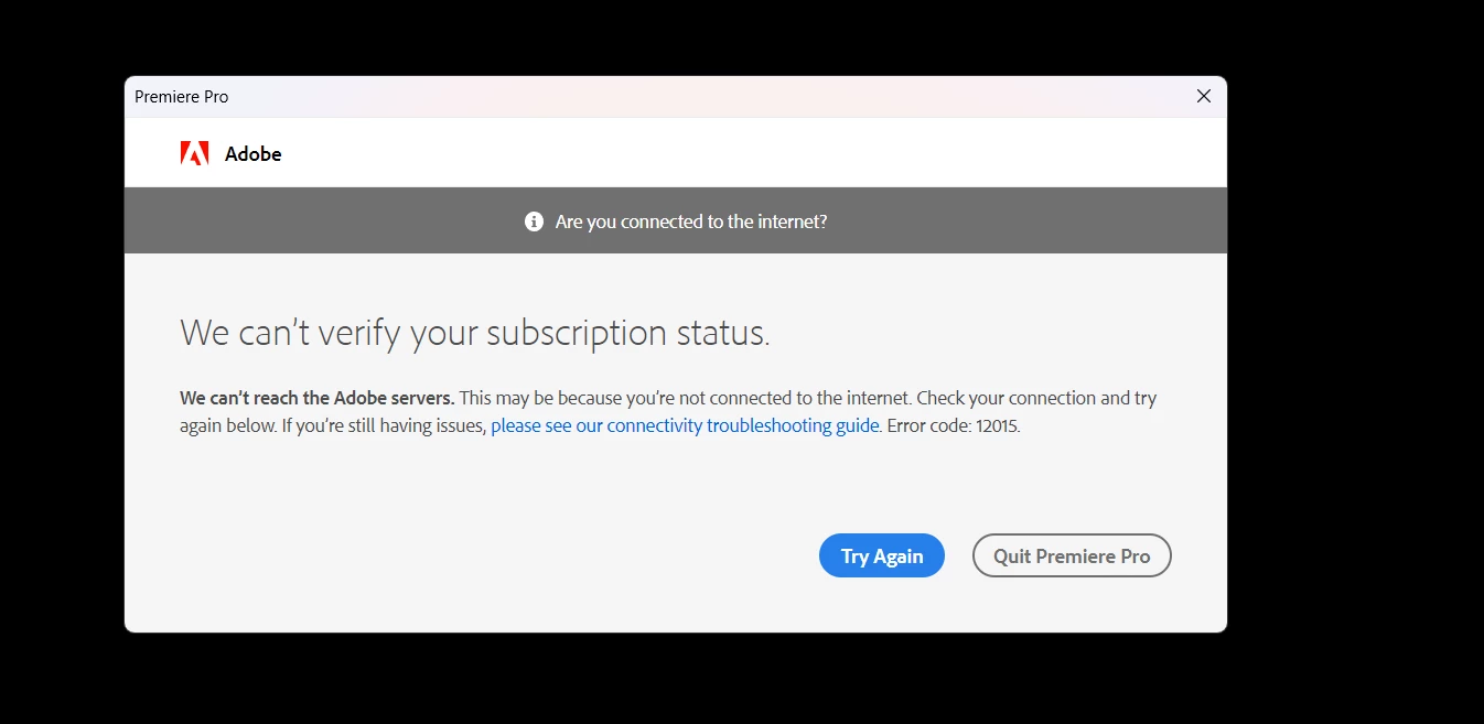 We can’t verify your subscription status. | Community