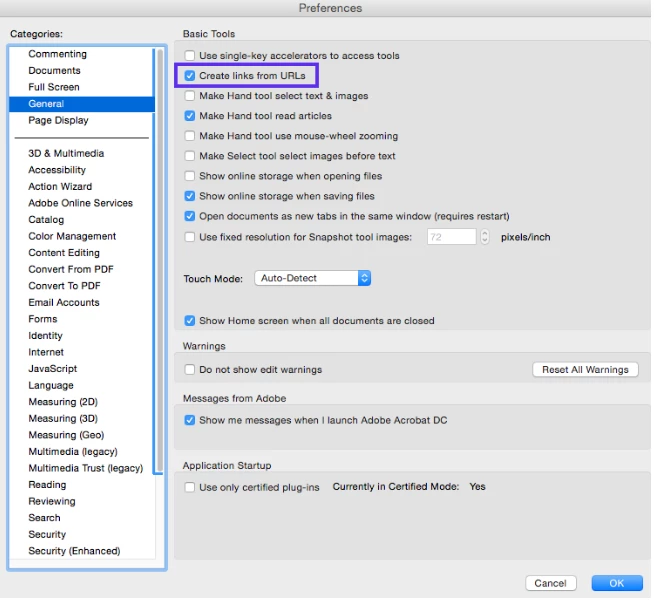 Hyperlinks not working in Adobe Acrobat Reader DC | Community