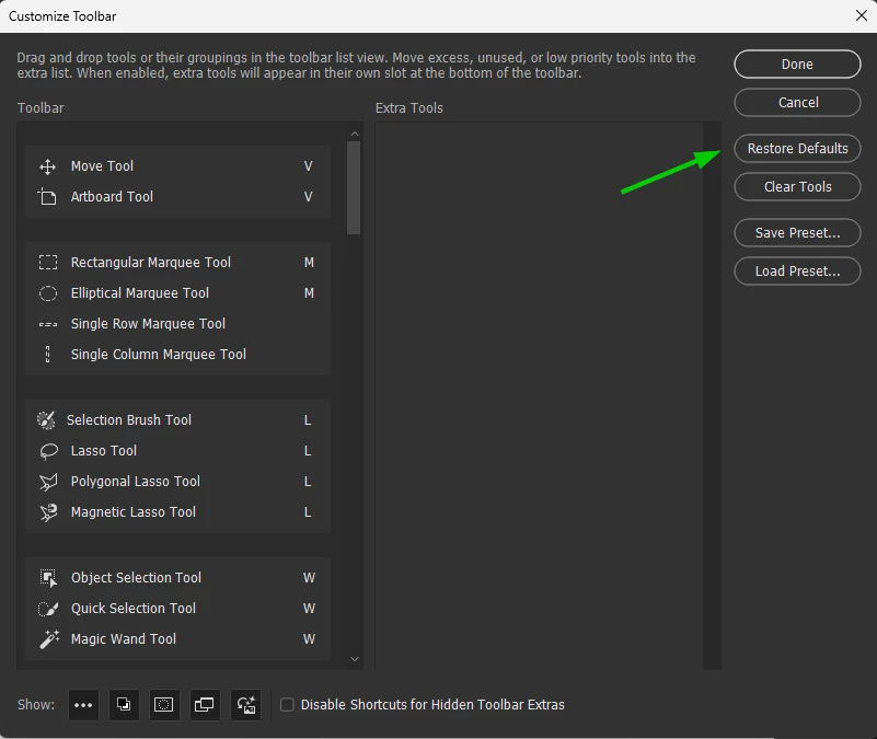 Some Tools are Missing and Not Adding to Quick tool Bar | Community