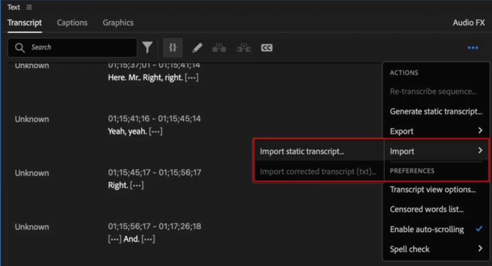Now in Beta: Import Your Own Transcript | Community