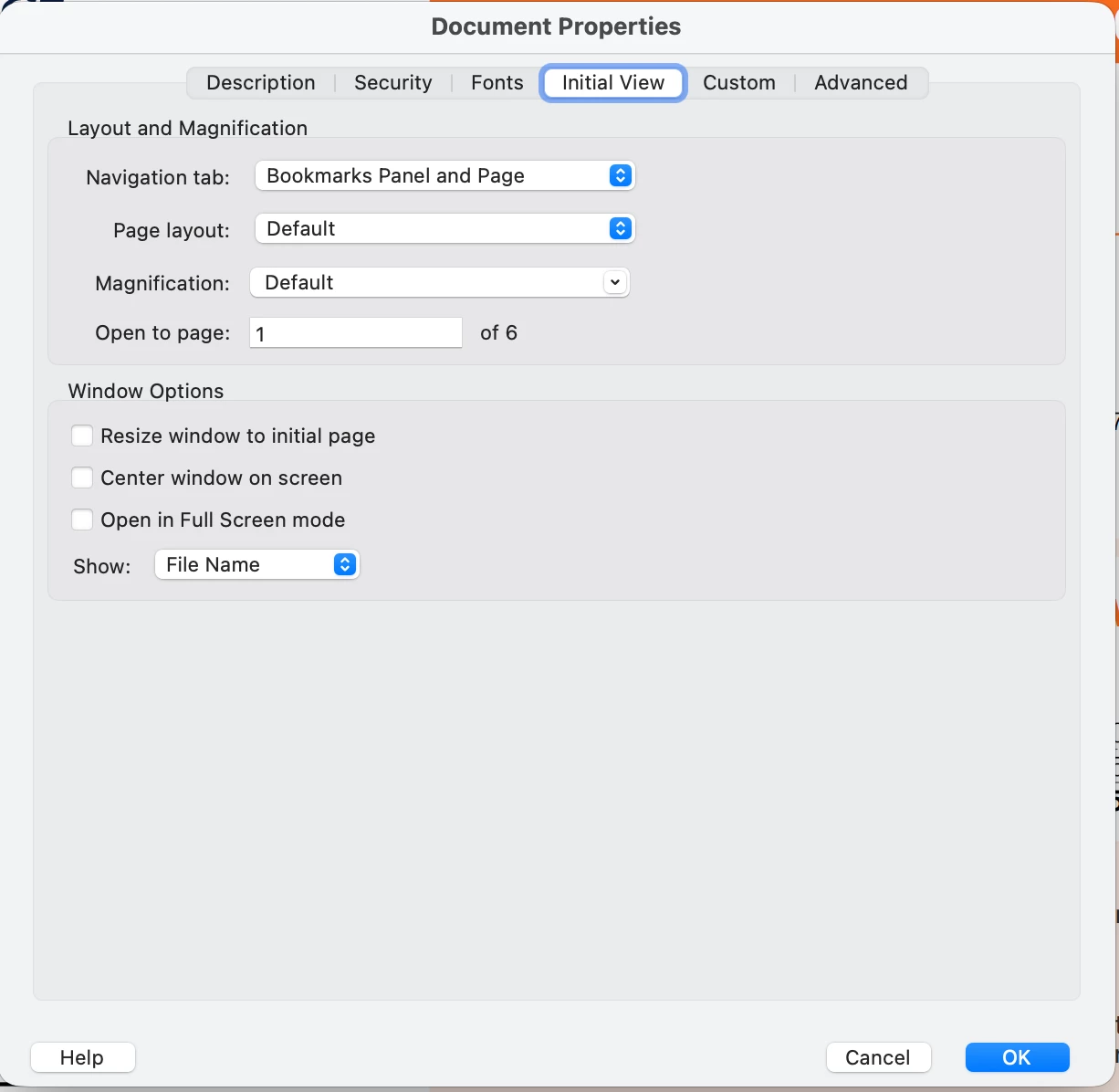 How do I turn OFF the setting that automatically displays bookmarks ...