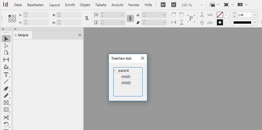 TreeView not working in Photoshop CC using ExtendScript? | Community