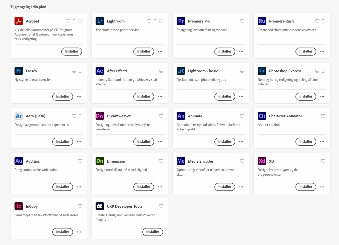 Can't download Acrobat Pro on Creative Cloud All Apps | Community