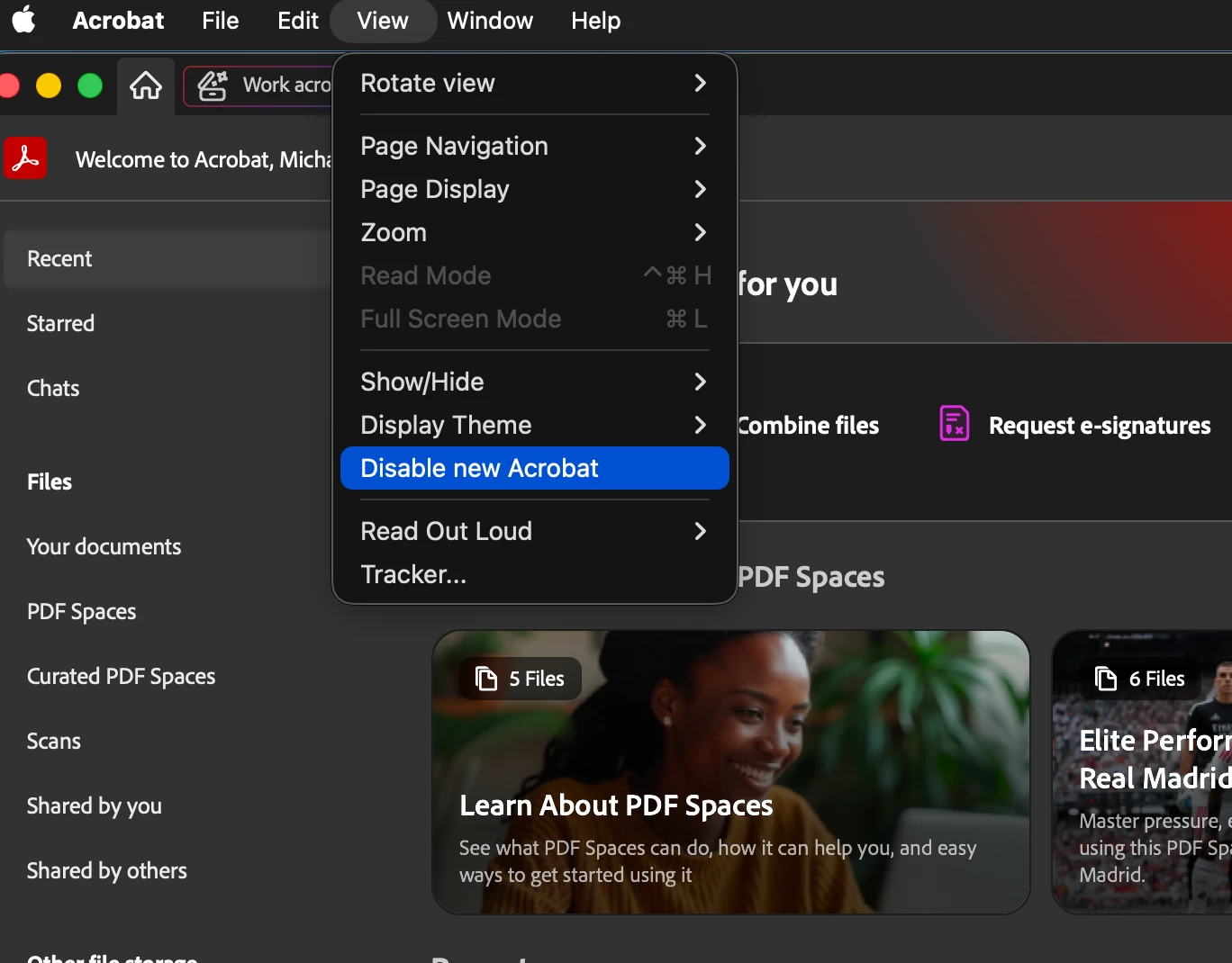 Acrobat closes bookmarks panel when signing in | Community