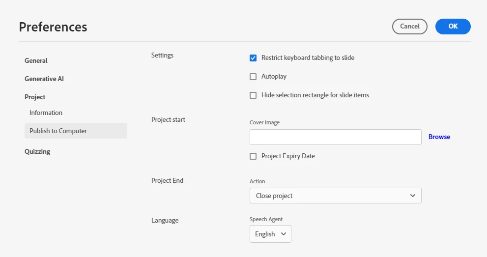 Do Not Allow In/sign Using Captivate 13, our LMS software does not recognize the completion ...
