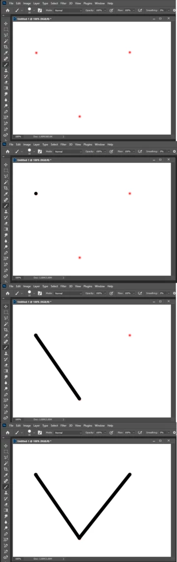 Draw line between two path points | Community