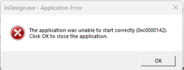 InDesign Fails to Launch After Update on Windows 11 with Error ...