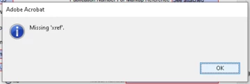 Error - The document could not be saved. There was a problem reading ...