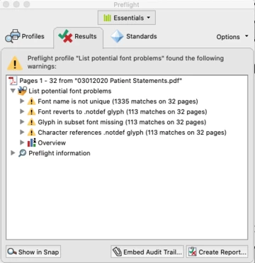 "Cannot extract the embedded font" Some characters may not display or ...