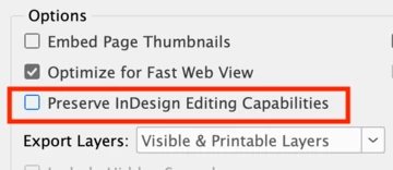 Large file size when exporting as a PDF - InDesign 2026 | Community