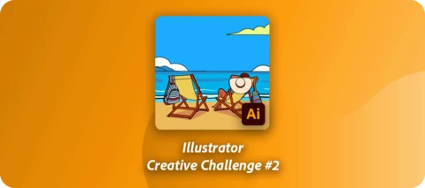 Illustrator Creative Challenge #2: Vectorize a Beach Photo in Illustrator