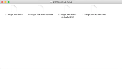 Zxp Signcmd Mac ZXPSignCMD Updated Installers | Community