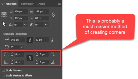 how to resize a shape without changing radius | Community