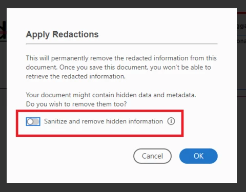 Error Message in Acrobat DC Pro when trying to redact | Community
