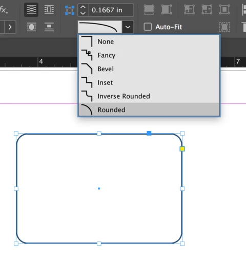 Round corners of shape in InDesign | Community